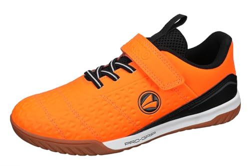 JAKO Jungen Unisex Kinder J-SH Niner EV Hallenturnschuh, neon orange/Jet Black, 30 EU JAKO Jungen Unisex Kinder J-SH Niner EV Hallenturnschuh, neon orange/Jet Black, 30 EU von JAKO