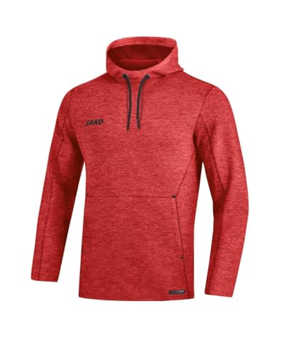 JAKO Kapuzensweat Premium Basics, Größe:XL, Farbe:rot meliert von JAKO