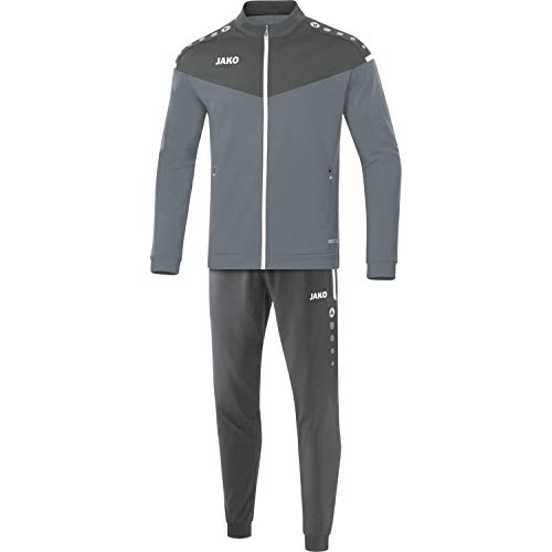 JAKO Kinder Trainingsanzug Polyester Champ 2.0 C9120 Steingrau/Anthra Light 128 von JAKO