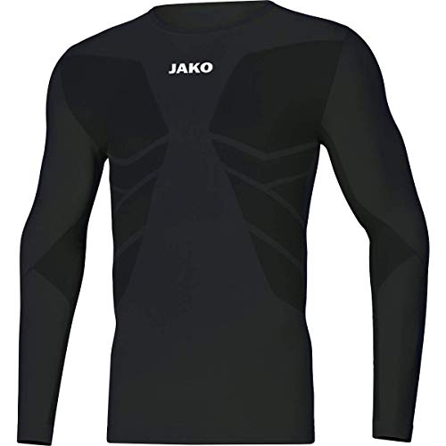 JAKO Longsleeve Comfort 2.0, Größe:S, Farbe:schwarz von JAKO