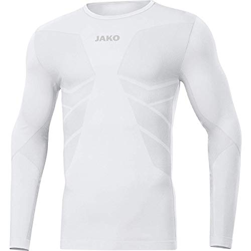 JAKO Longsleeve Comfort 2.0, Größe:S, Farbe:weiß von JAKO