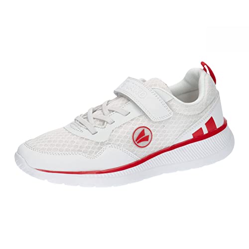 JAKO Performance Junior Sneaker, Weiß/Rot, 29 EU von JAKO