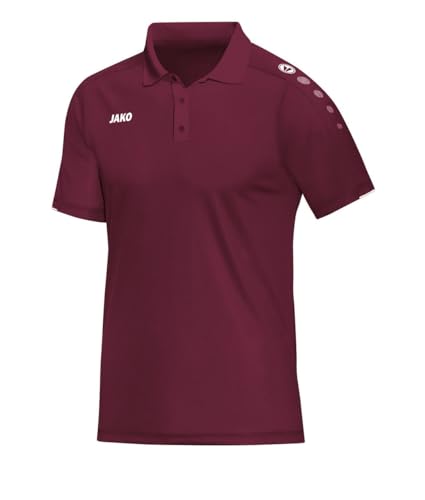 JAKO Polo Classico, Größe:L, Farbe:Maroon von JAKO