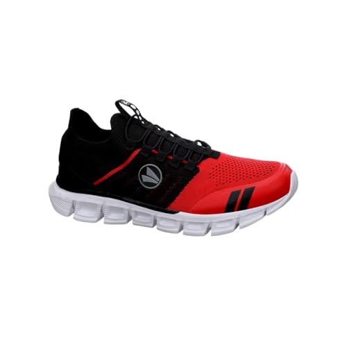 JAKO - Premium Knit Sneaker, Sportschuh (Rot, EU Schuhgrößensystem, Erwachsene, Numerisch, M, 37) von JAKO