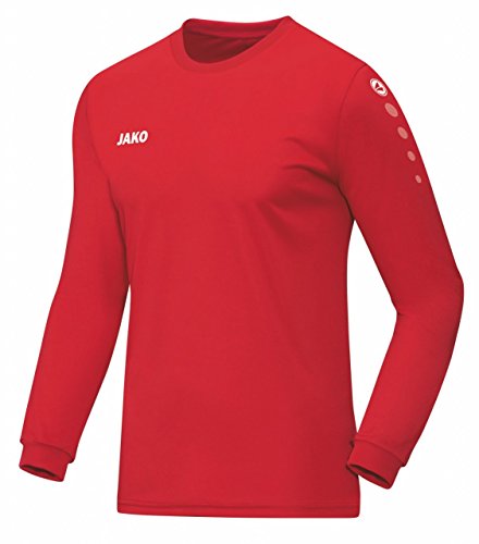 JAKO Trikot Team Langarm, Größe:S, Farbe:rot von JAKO