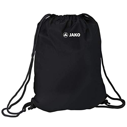 JAKO Gymsack Team Turnbeutel, 44 cm, 1.35 L, Schwarz von JAKO