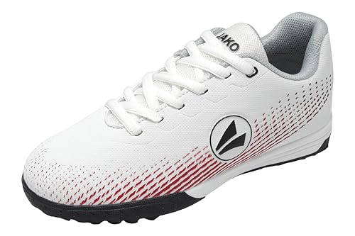 JAKO Unisex J-ST Skill Fussballschuh, White/Fiery red, 28 EU von JAKO
