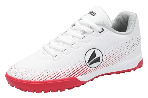 JAKO Unisex Kinder J-ST Skill Fussballschuh, White/Fiery red JAKO Unisex Kinder J-ST Skill Fussballschuh, White/Fiery red von JAKO