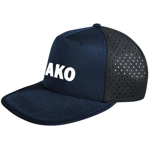 JAKO Unisex Kappe Cap Function 1281 Marine/Schwarz Senior von JAKO