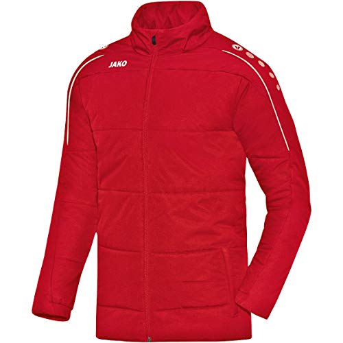 Jako Unisex Kinder Classico Jacke, rot, 140 von JAKO