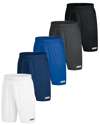 JAKO Unisex Shorts 5er-Set Sporthose Brasil COR4492-657 M von JAKO