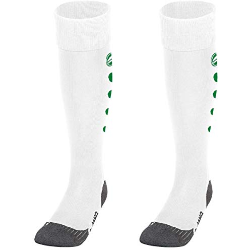 Jako Unisex Roma Socken, Weiß, 4 (39-42) von JAKO