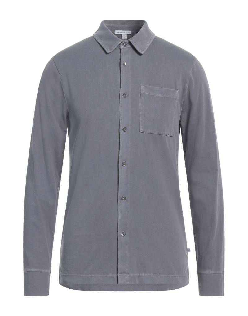 JAMES PERSE Hemd Herren Blei von JAMES PERSE