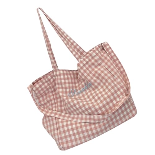 Funktionelle Damen-Umhängetasche, lässige Unterarmtaschen, modische große Handtasche für den täglichen Gebrauch und Stil, Top-Griff Tasche, Fleischpulver, One Size von JAMNGHB