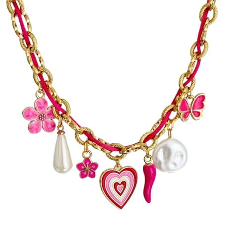 JAMNGHB Edelstahl-Halskette, verstellbare Kordelkette, Meeresmotiv-Anhänger, Unisex, Modeschmuck zum Verschenken, Edelstahl, Einheitsgröße, Wie beschrieben, Wie beschrieben von JAMNGHB