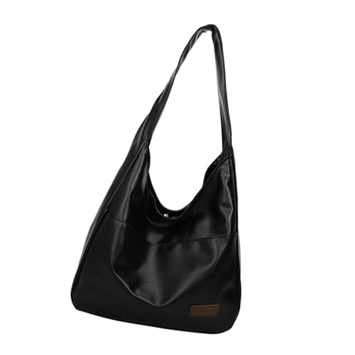 JAMNGHB Funktionelle Damen Umhängetasche Elegant Achsel Geldbörse Pendler Achsel Ergonomischer Gurt Mode Accessoire Umhängetasche, Schwarz , One Size von JAMNGHB