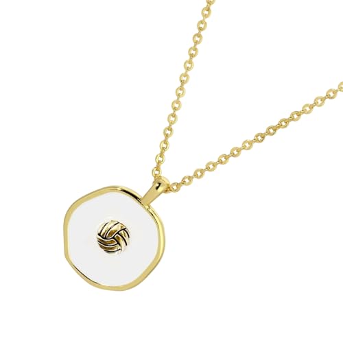 JAMNGHB Halskette mit Kugel-Anhänger aus Metall, Stahl, leicht, Modeschmuck für Männer und Frauen, trendiges Unisex-Accessoire, stilvolle Anhänger-Halskette, Einheitsgröße, Wie beschrieben, Wie von JAMNGHB