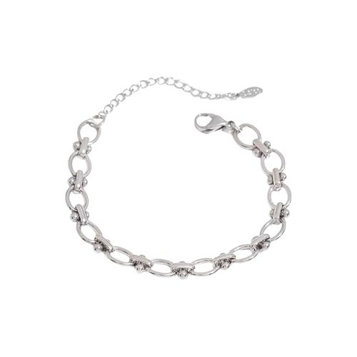 JAMNGHB Moderner, verstellbarer minimalistischer Schmuck aus Edelstahl für die Arbeit oder besondere Anlässe, eleganter, schlichter Schmuck für Outfits, Einheitsgröße, Wie beschrieben von JAMNGHB