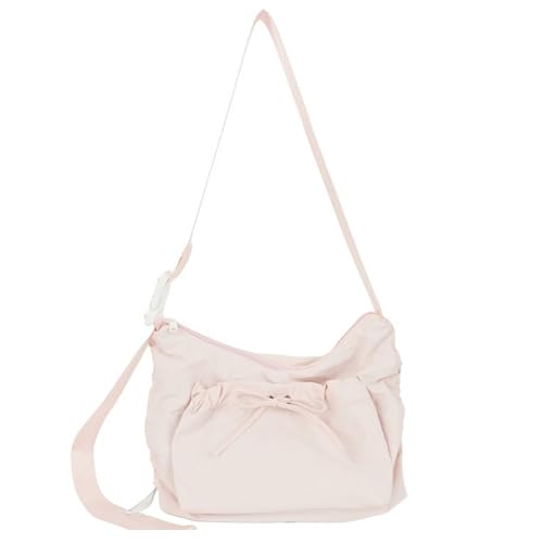 JAMNGHB Modische Damen-Umhängetasche, Nylon, Unterarm, mit Schleifenverzierungen und verstellbarem Riemen, für verschiedene Anlässe, B, One Size von JAMNGHB