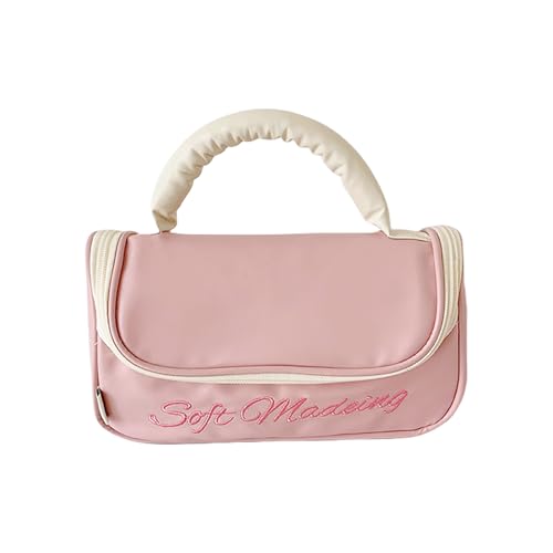 Kreative Make-up-Tasche mit Schleifen, großes Fassungsvermögen, Reise-Kosmetik, organisiert, tragbare Kulturbeutel, Aufbewahrungstasche für Damen, Make-up-Tasche, a, Mass Beauty von JAMNGHB