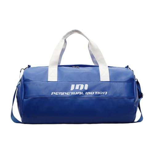 Turnbeutel Große Kapazität Reisen Einfaches Training Fitness mit Schuhfach Übernachtung Weekender Gym Große Kapazität Reise Training Fitness mit Schuhfach, blau, Mass Beauty von JAMNGHB