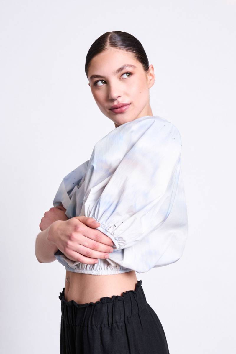 Bluse Laide Hellblau von JAN 'N JUNE