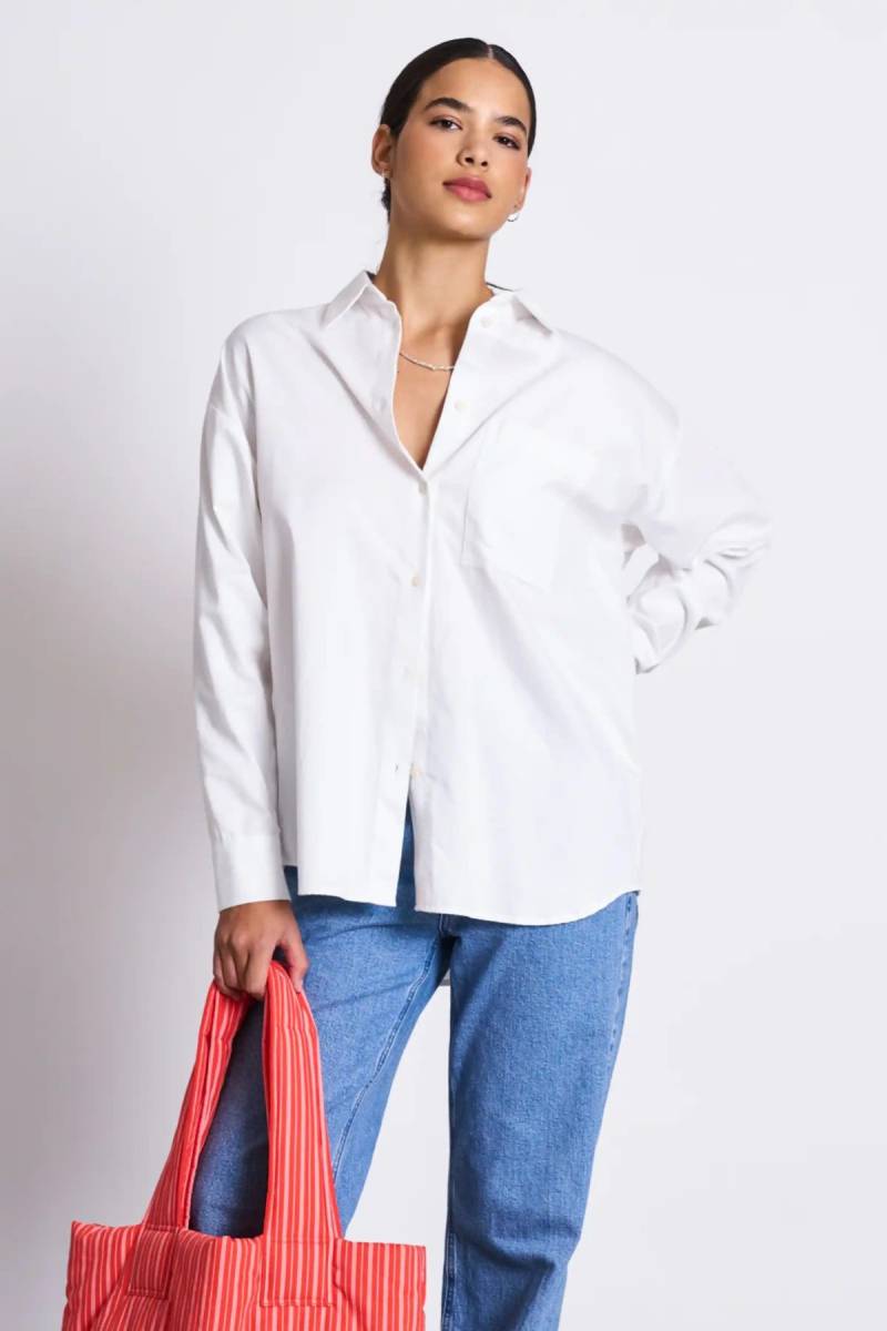 Bluse Mamro Weiß von JAN 'N JUNE