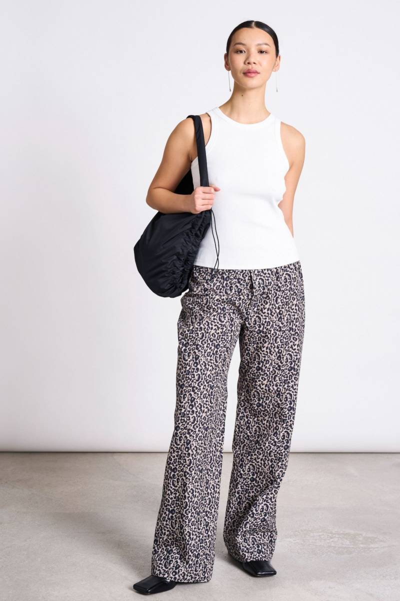 Hose Soby Leo Print Braun Hose Soby Leo Print Braun von JAN 'N JUNE