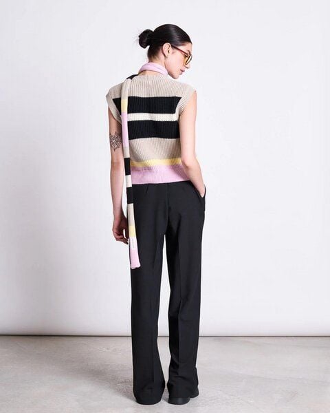 JAN N JUNE GESTREIFTER MINI-SCHAL KNUD MEHRFARBIG GOTS von JAN N JUNE