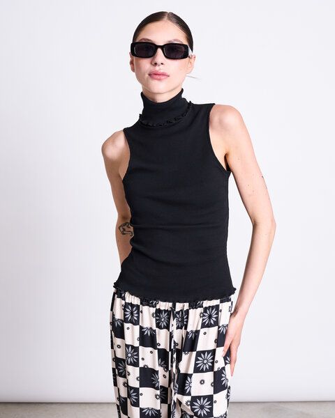 JAN N JUNE High Neck Rib Top HAV GOTS von JAN N JUNE