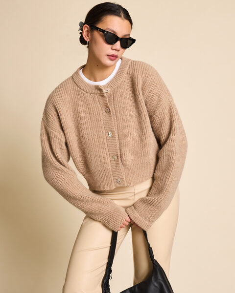 JAN N JUNE Rec. Wool Cardigan BENI von JAN N JUNE