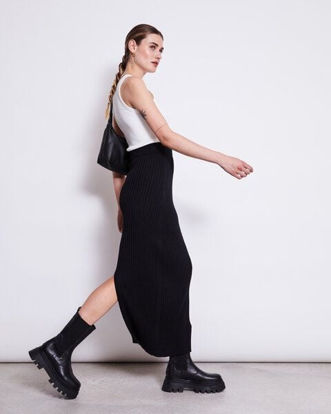 JAN N JUNE Midi Baumwoll Strick Rock EBBA GOTS von JAN N JUNE