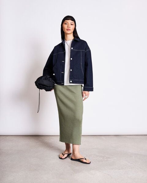 JAN N JUNE Midi Baumwoll Strick Rock EBBA GOTS von JAN N JUNE