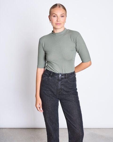 JAN N JUNE T-Shirt NINA aus Lyocell gerippt von JAN N JUNE