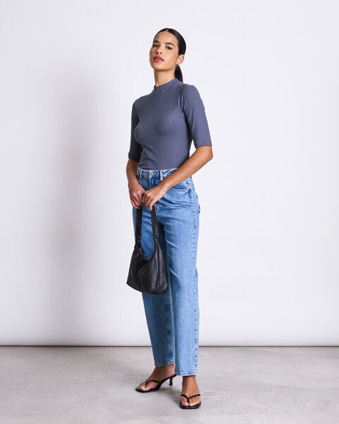 JAN N JUNE T-Shirt NINA aus Lyocell gerippt von JAN N JUNE