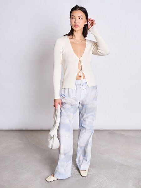 JAN N JUNE Tie Cardigan TANGY GOTS von JAN N JUNE