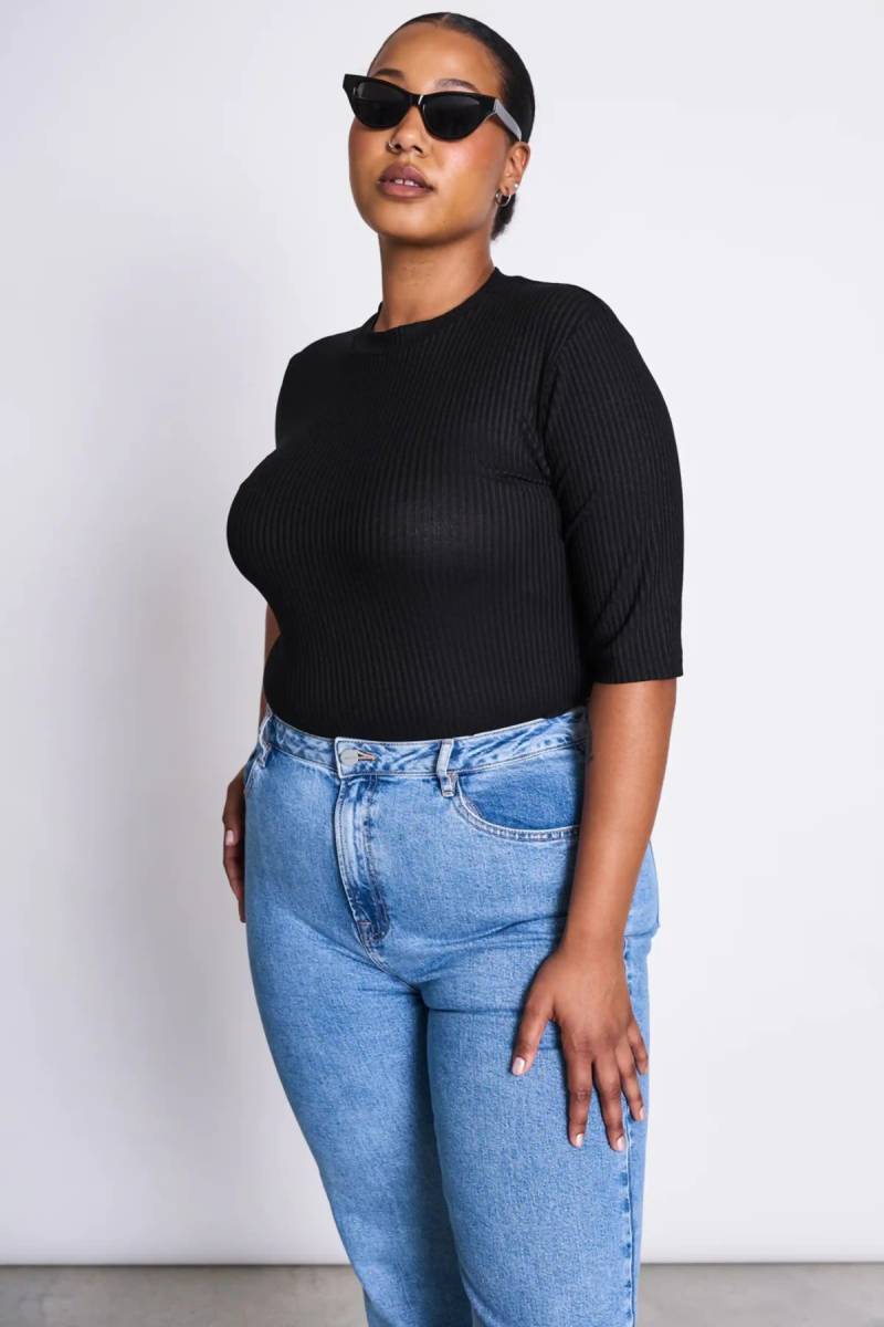 T-Shirt Nina Rib von JAN 'N JUNE