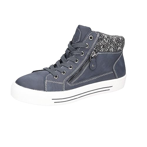 JANE KLAIN 252-606 Damen Schuhe warme Freizeit Halbschuhe Schnürer Sneaker gefüttert (Blue, Numeric_40) von JANE KLAIN