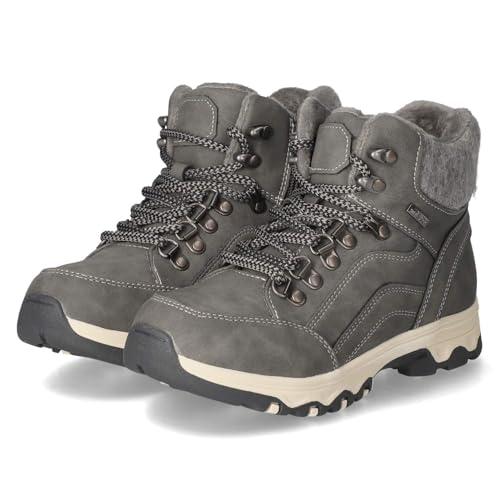 JANE KLAIN 252967000/208 Schnürstiefel Textil & Synthetik Damen in grau - Gr. 40 von JANE KLAIN