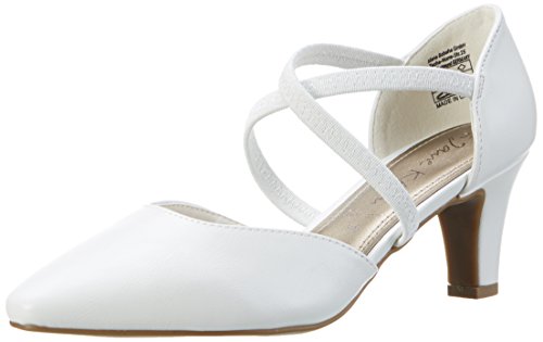 Jane Klain Damen 224 790 Pumps, Weiß (White), 41 EU von JANE KLAIN