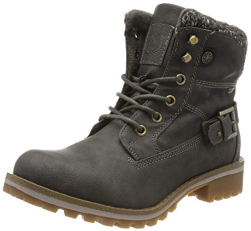 JANE KLAIN Damen 252 353 Combat Boots, Grau (DK. Grey 256), 37 EU von JANE KLAIN