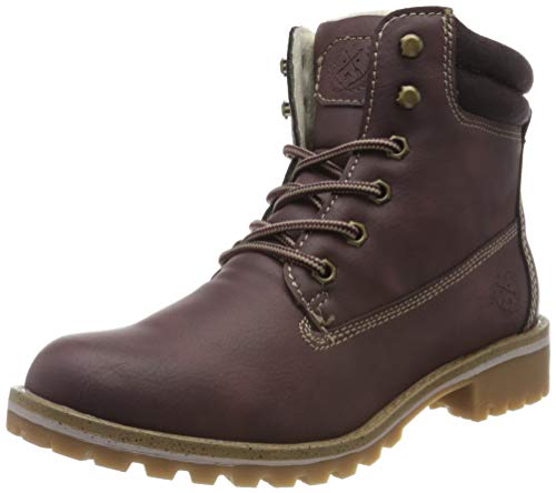 JANE KLAIN Damen 254 246 Combat Boots, Rot (Bordeaux 546), 38 EU von JANE KLAIN