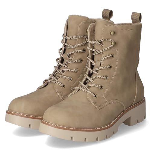 JANE KLAIN Damen Schnürstiefeletten Braun Synthetik 40 von JANE KLAIN
