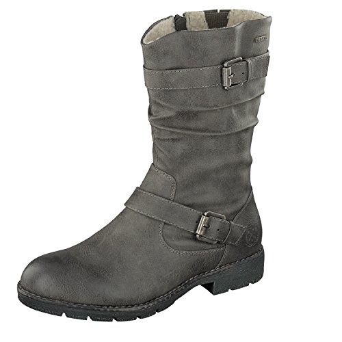 Jane Klain Damen Winter Schuhe Stiefel gefüttert 266 337 in 2 Farben (37 EU, dunkel-grau) von JANE KLAIN