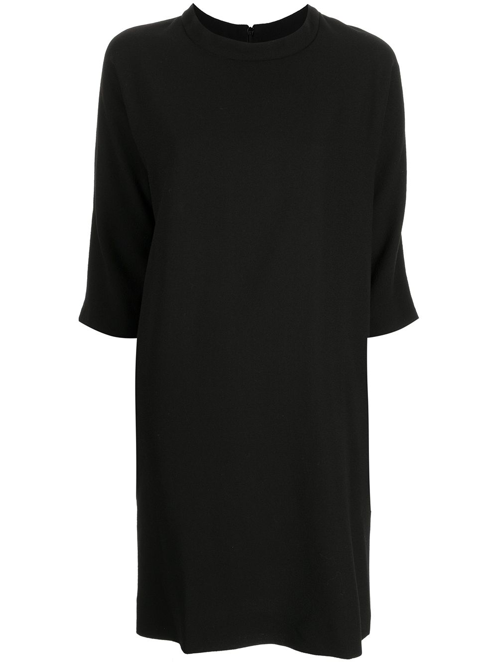 JANE Miami Kleid mit rundem Ausschnitt - Schwarz von JANE