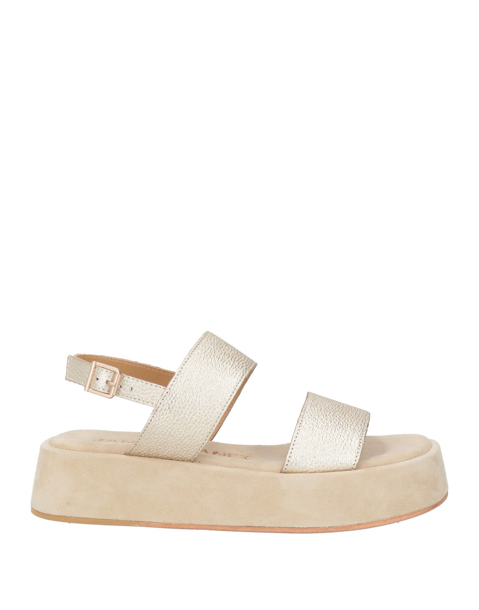 JANET & JANET Sandale Damen Platin von JANET & JANET