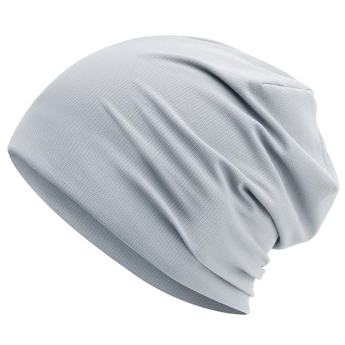 JANGANNSA Beanie Mütze Herren Leichte Sommermütze Dünne Mütze Damen Flexibler Freizeithut Einzelgröße von JANGANNSA