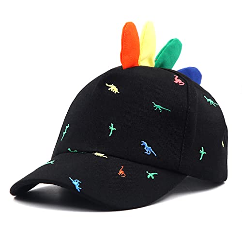JANGANNSA Children's Baseball Cap Dinosaur Horn Summer UV Children's Hat for Boys Girls 2-4 Years von JANGANNSA