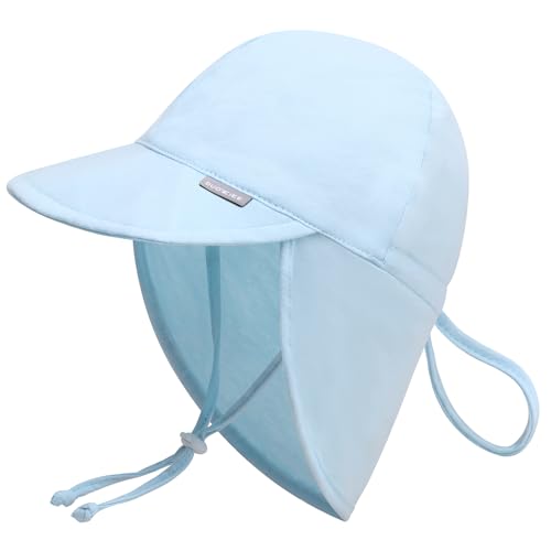 JANGANNSA UPF 50+ Baby Sun Hat with Ear and Neck Protection Toddler Beach Hat for Boys & Girls Infant Summer Sun Hat Ideal for Summer Fun（2-5T） von JANGANNSA