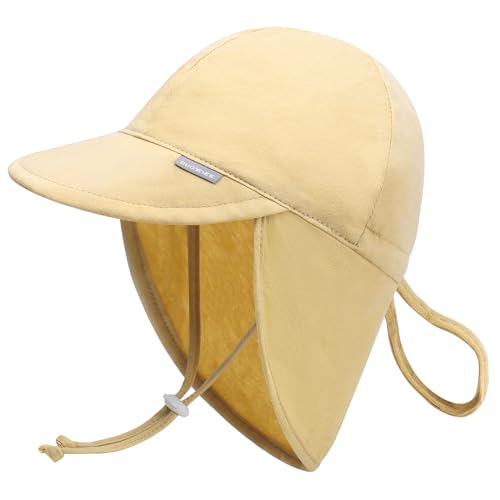 JANGANNSA UPF 50+ Baby Sun Hat with Ear and Neck Protection Toddler Beach Hat for Boys & Girls Infant Summer Sun Hat Ideal for Summer Fun（2-5T） von JANGANNSA